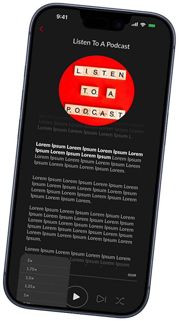 Listen To A Podcast