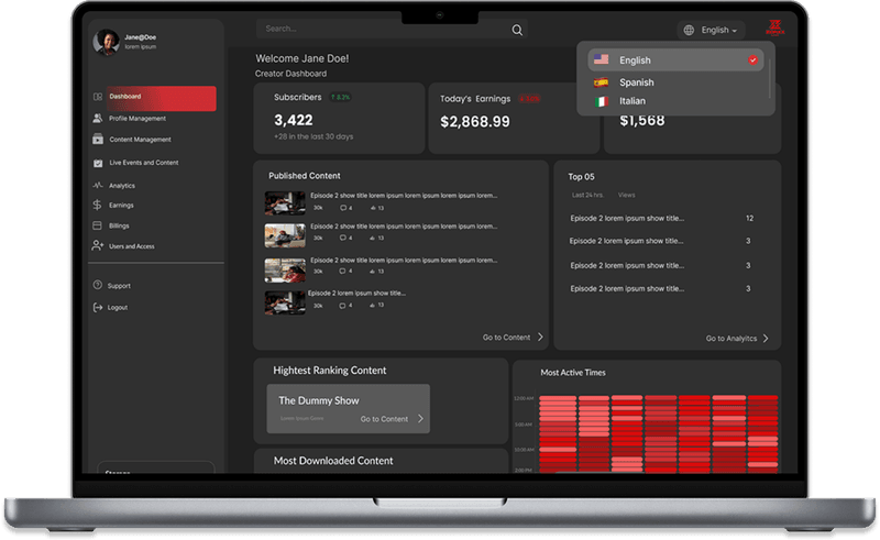 Zorxx Live Dashboard